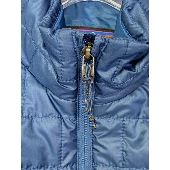 NEW Patagonia Mens Nano Puff Vest Clement Blue Size XL Full Zip - Picture 4 of 10